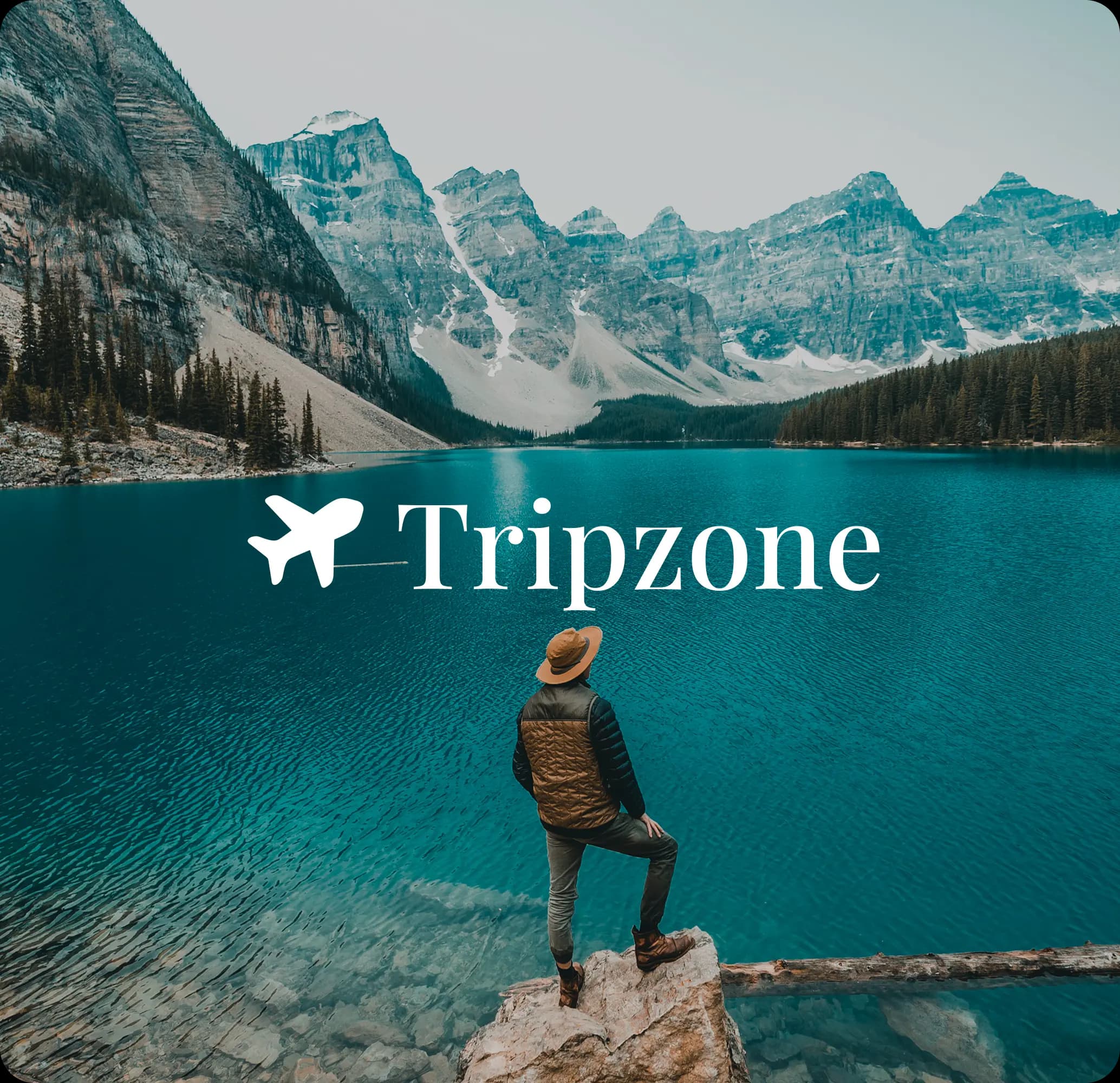 Travel landing page design